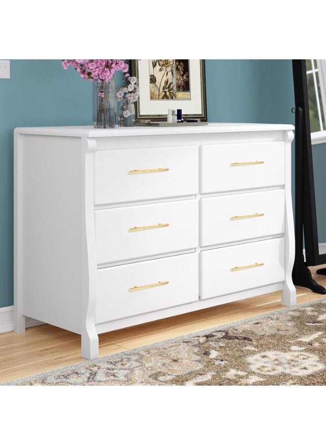 15 Pack Cabinet Pulls Brushed Gold Stainless Steel T Bar Pull Handle for Furniture Kitchen Cabinet Cupboard Drawer Door Handle Pull Knobs (Overall Length 7-7/8",Hole Center 5") - Image 5